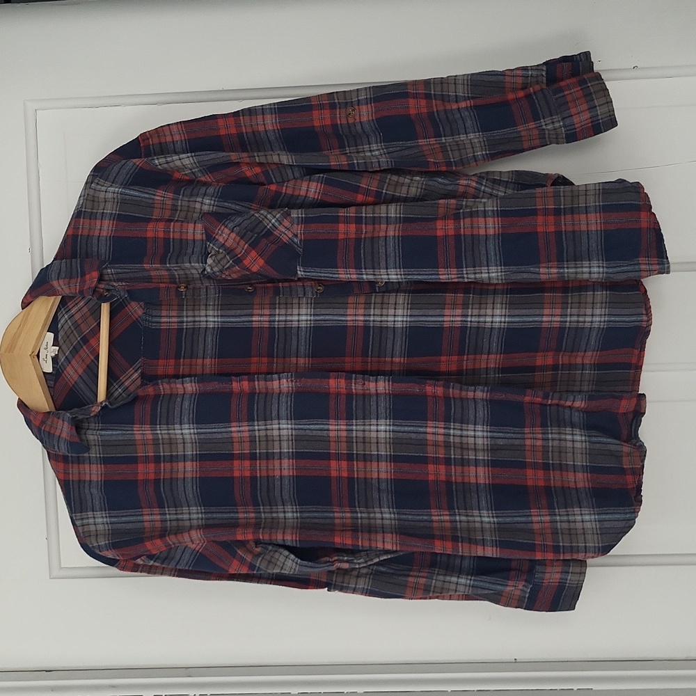 Women's button down flannel size large